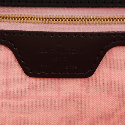 Louis Vuitton Damier Ebene Neo Neverfull MM Rose Ballerine 7 of 9