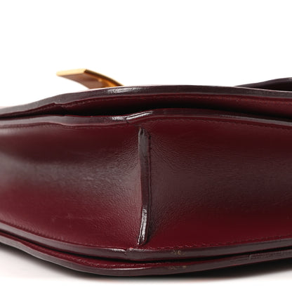 Celine Box Calfskin Medium Classic Box Flap Bag Burgundy 10 of 10