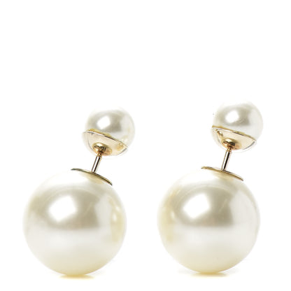 Christian Dior Pearl Mise En Dior Tribal Earrings 1 of 4
