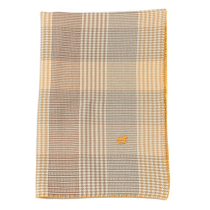 Hermes Cashmere Loomy Mosaique Blanket Champ De Ble 1 of 3