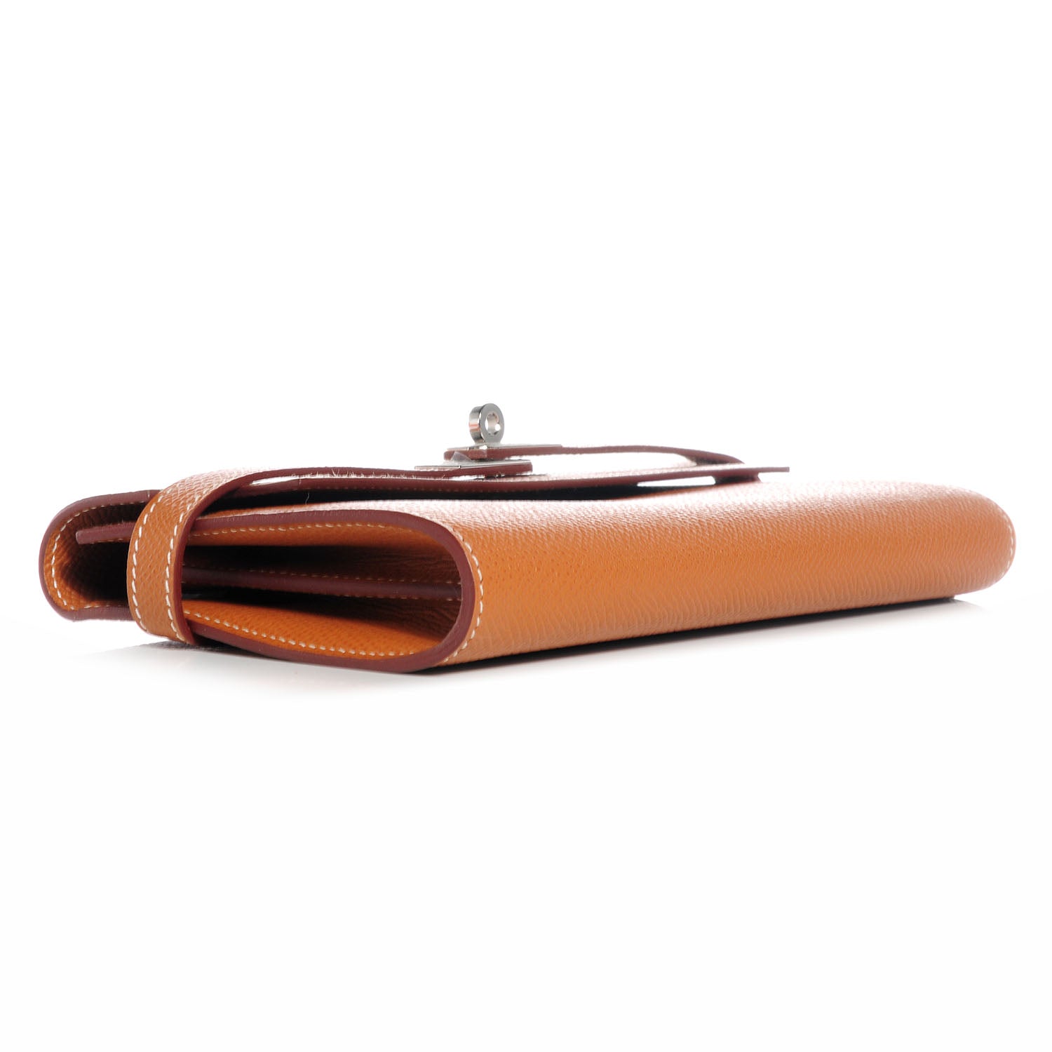 Hermes Epsom Kelly Longue Wallet Gold 4 of 9