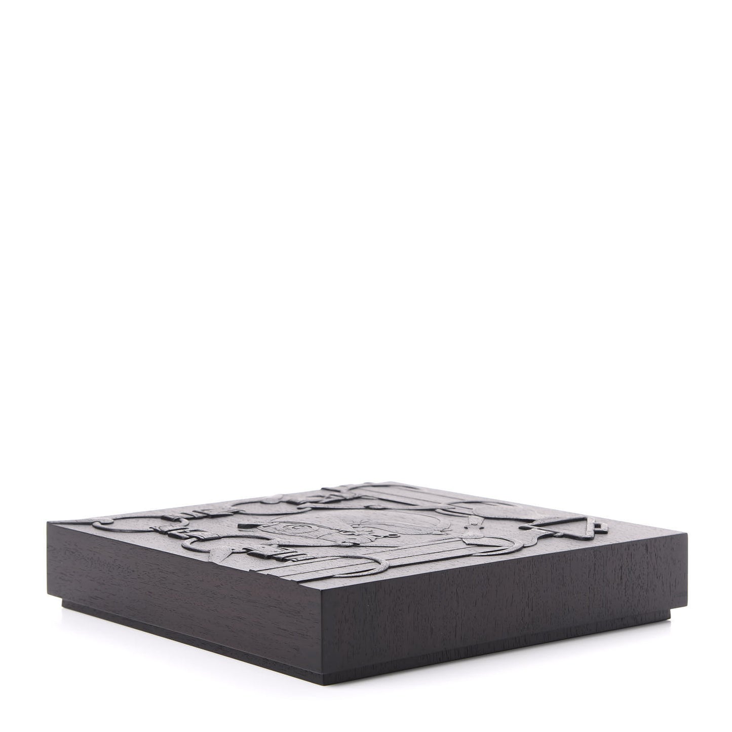 Lacquered Wood Box Black