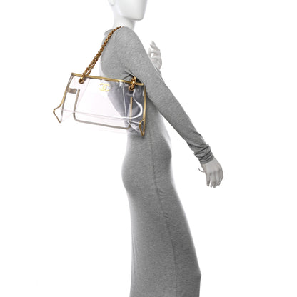 Chanel Vinyl Naked Tote Gold 2 of 10