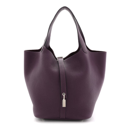 Hermes Taurillon Clemence Picotin Lock 22 MM Anemone 1 of 11