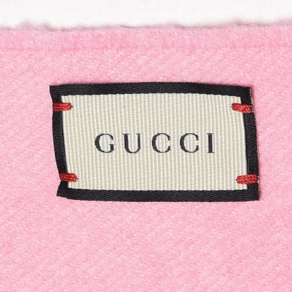 Gucci Silk Cashmere Sequins Lovesh Scarf Roseate 4 of 4