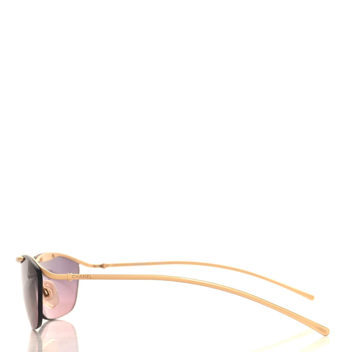 Chanel Frameless Ombre Sunglasses 15649 Gold 3 of 6