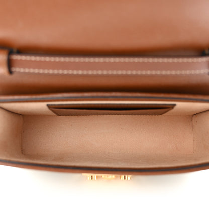 Gucci GG Supreme Monogram Calfskin Mini Padlock Top Handle Shoulder Bag Beige Black Cuir 5 of 14