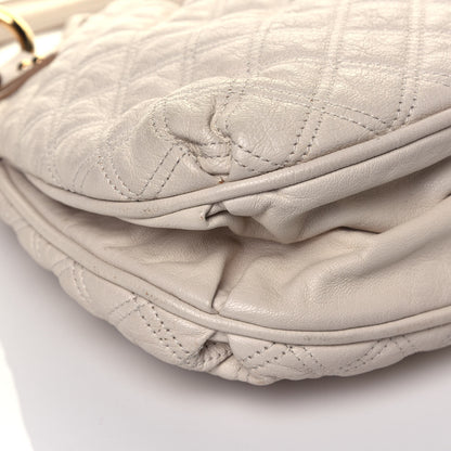 Marc Jacobs Lambskin Quilted Small Cecilia Cream 9 of 13