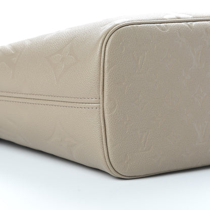 Louis Vuitton Empreinte Monogram Giant Neverfull MM Tourterelle 10 of 12