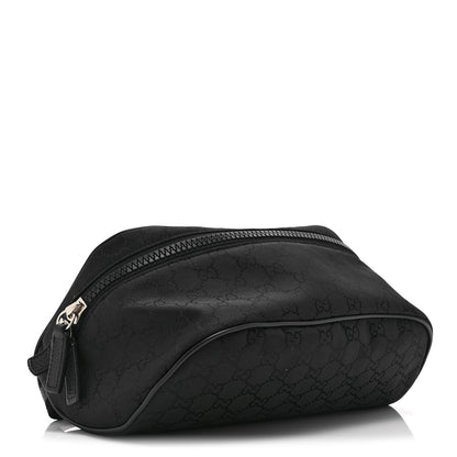Gucci Nylon Monogram Fanny Pack Belt Bag Black 4 of 10
