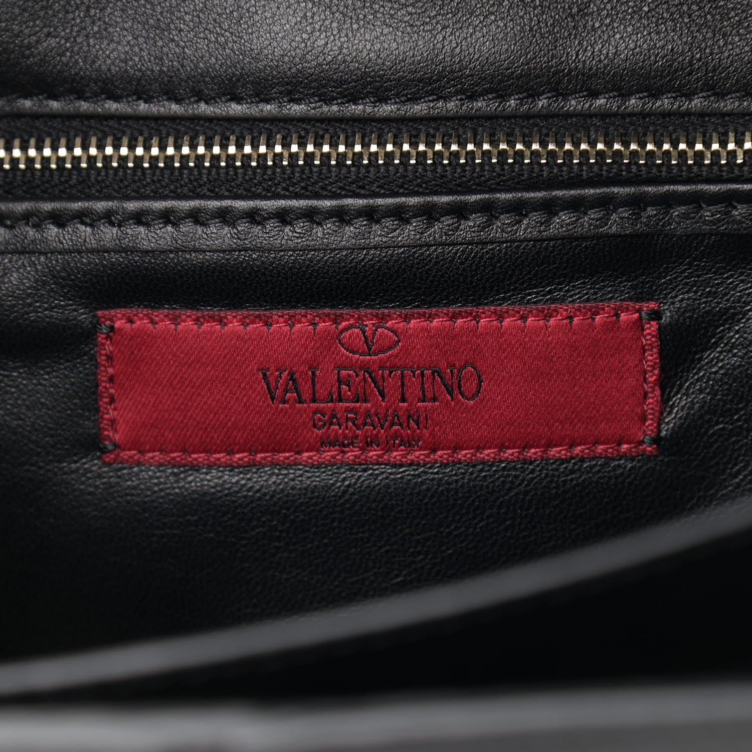 Valentino Garavani Vitello My Own Code Clutch Black 6 of 8
