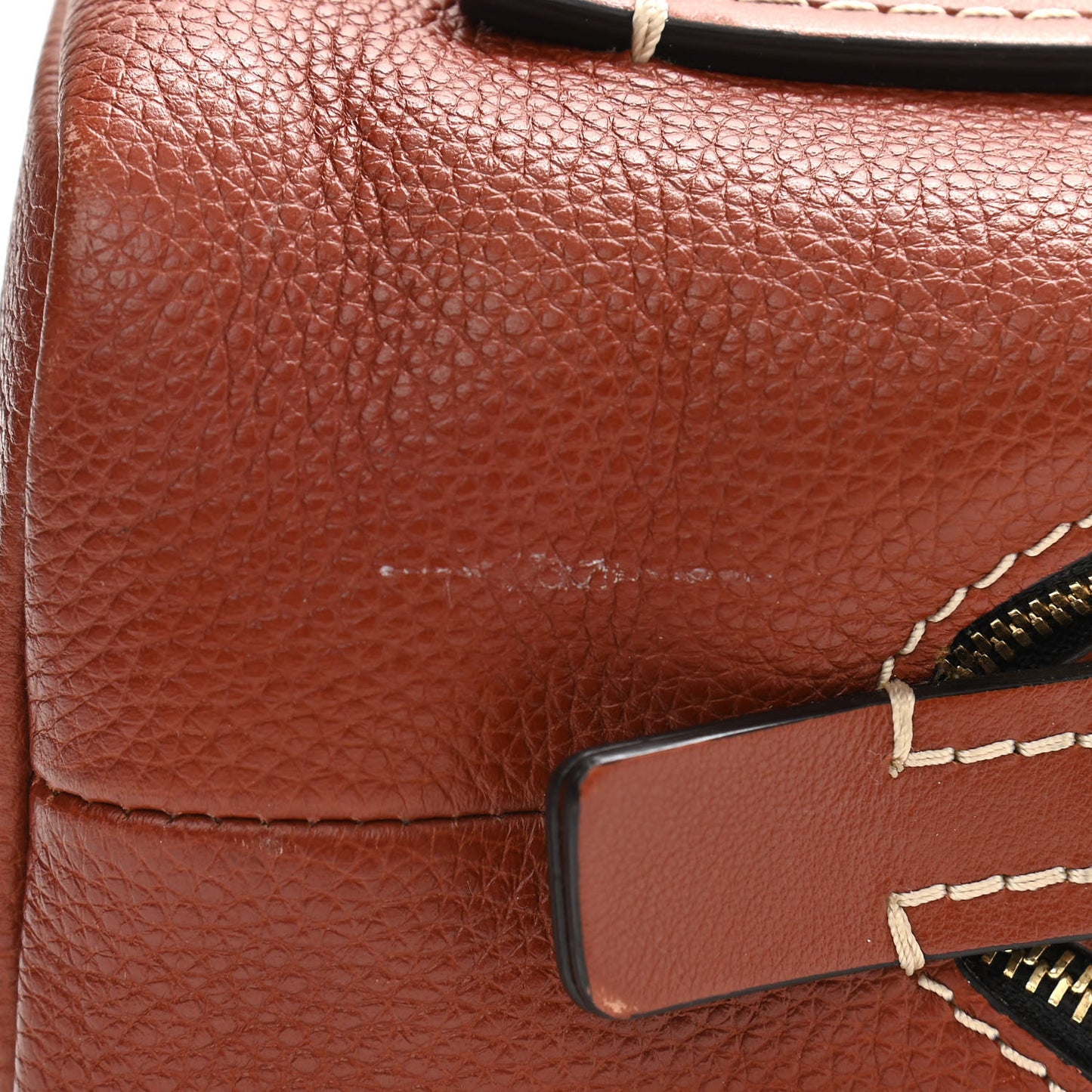 Calfskin Small Daria Sepia Brown