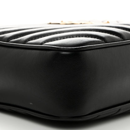 Saint Laurent Calfskin Matelasse Monogram Lou Camera Bag Black 9 of 11