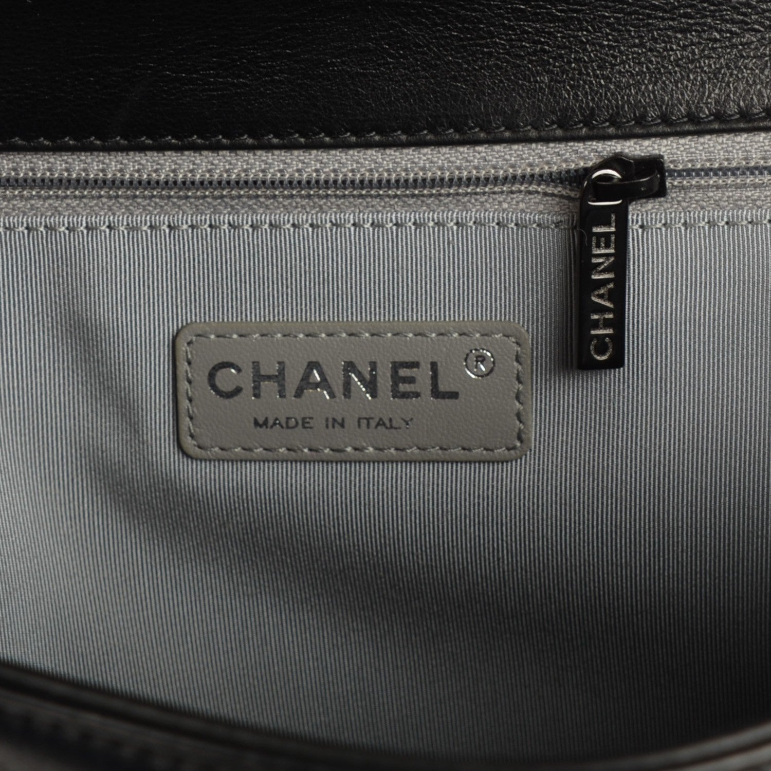Chanel Calfskin Quilted Large Boy Flap Black 7 of 9