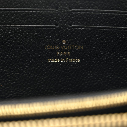 Louis Vuitton Empreinte Clemence Wallet Black 6 of 6