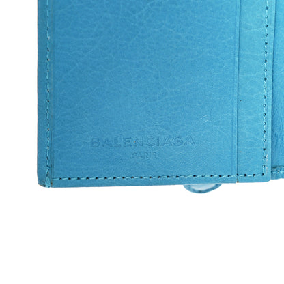 Balenciaga Agneau Giant 12 Silver Hardware Card Case Bleu Azur 5 of 10
