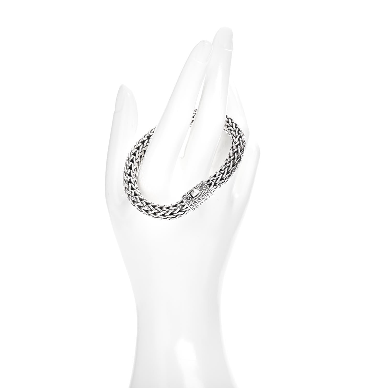 John Hardy Sterling Silver 10.5mm Classic Chain Bracelet 2 of 4