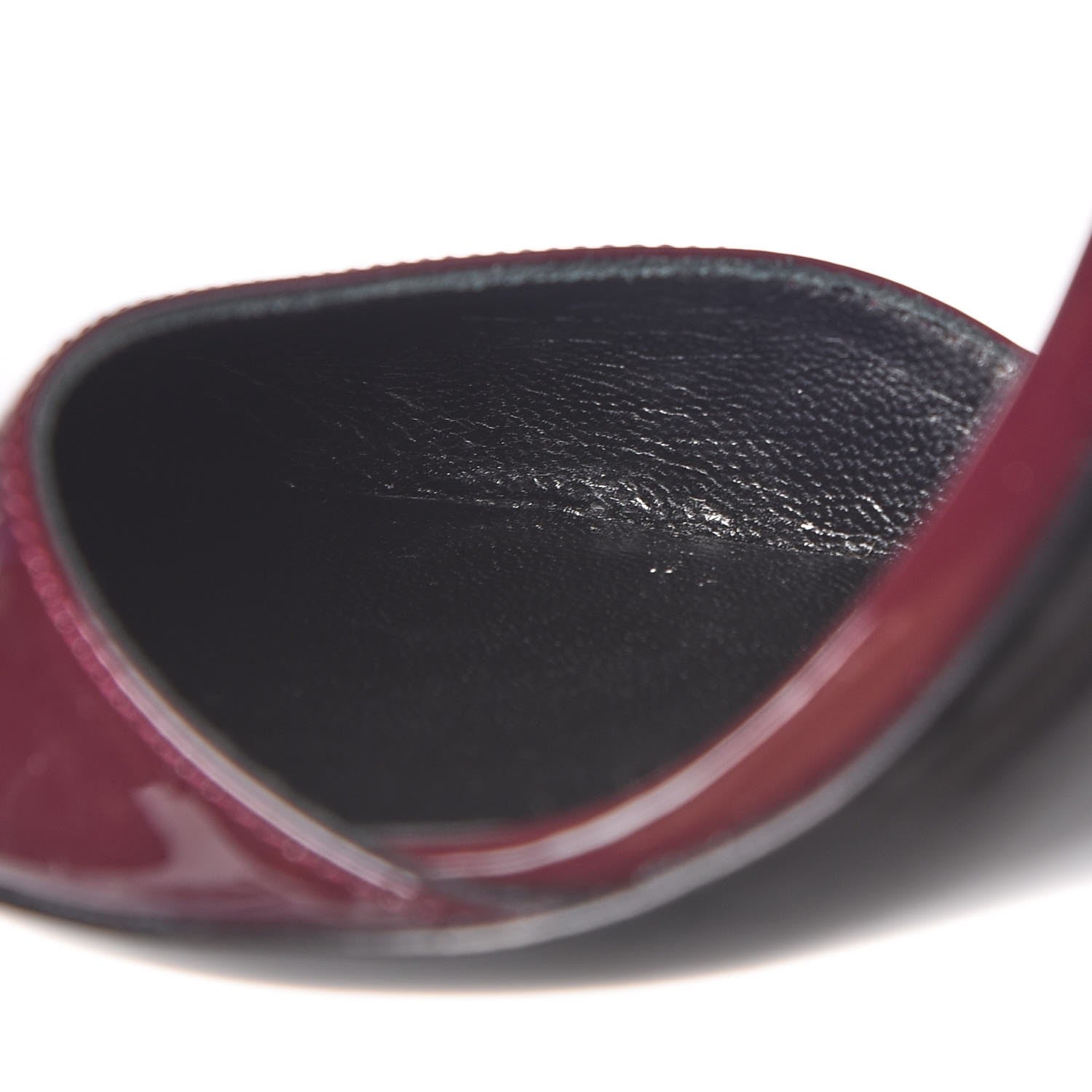 Gucci Vernice Crystal Ursula Ankle Strap Pumps 36.5 Classic Burgundy 14 of 14