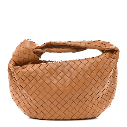 Bottega Veneta Nappa Intrecciato Teen Jodie Hobo Caramel 1 of 12
