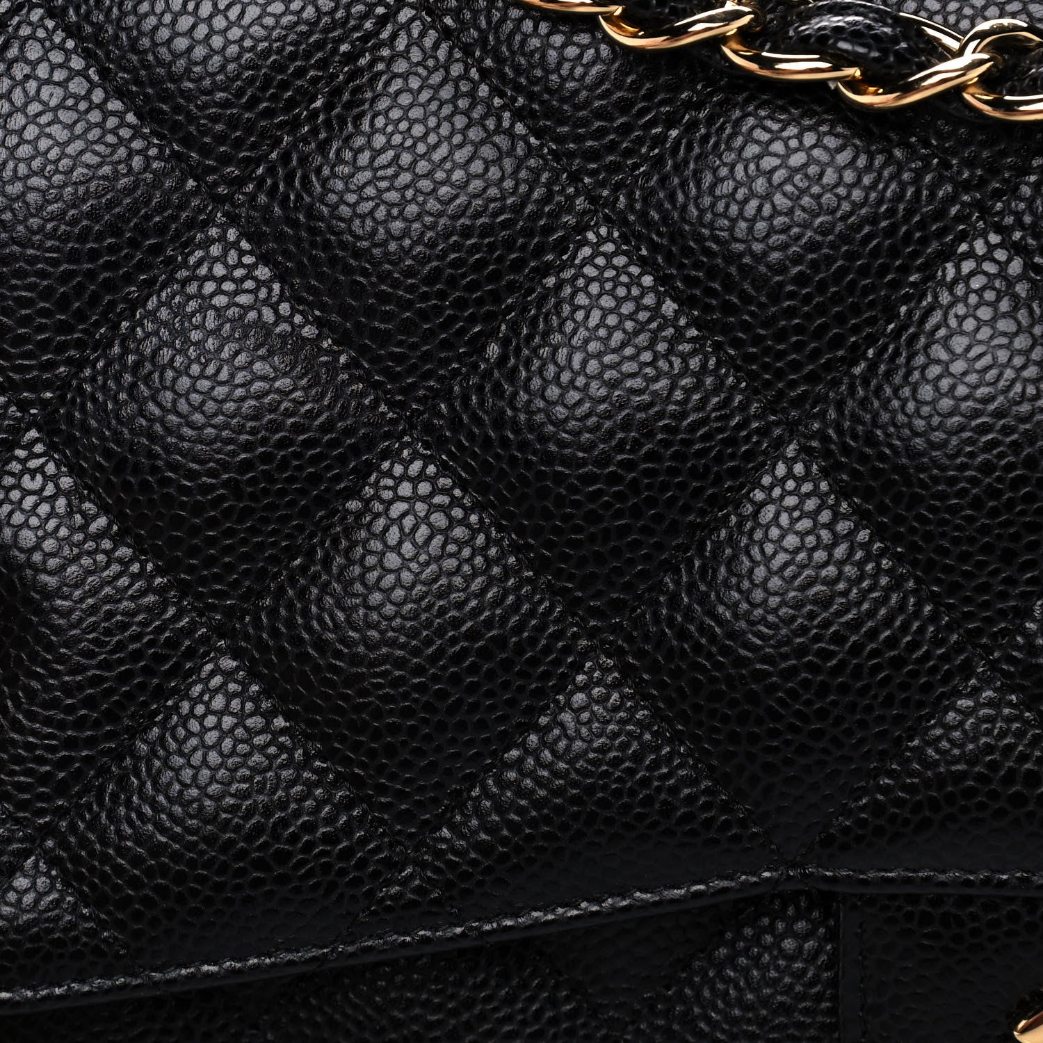 Chanel Caviar Quilted Jumbo Double Flap Black 14 of 14