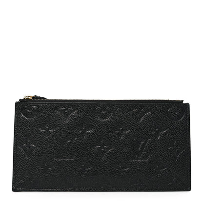 Louis Vuitton Empreinte Felicie Chain Wallet Zippered Insert Black 1 of 8