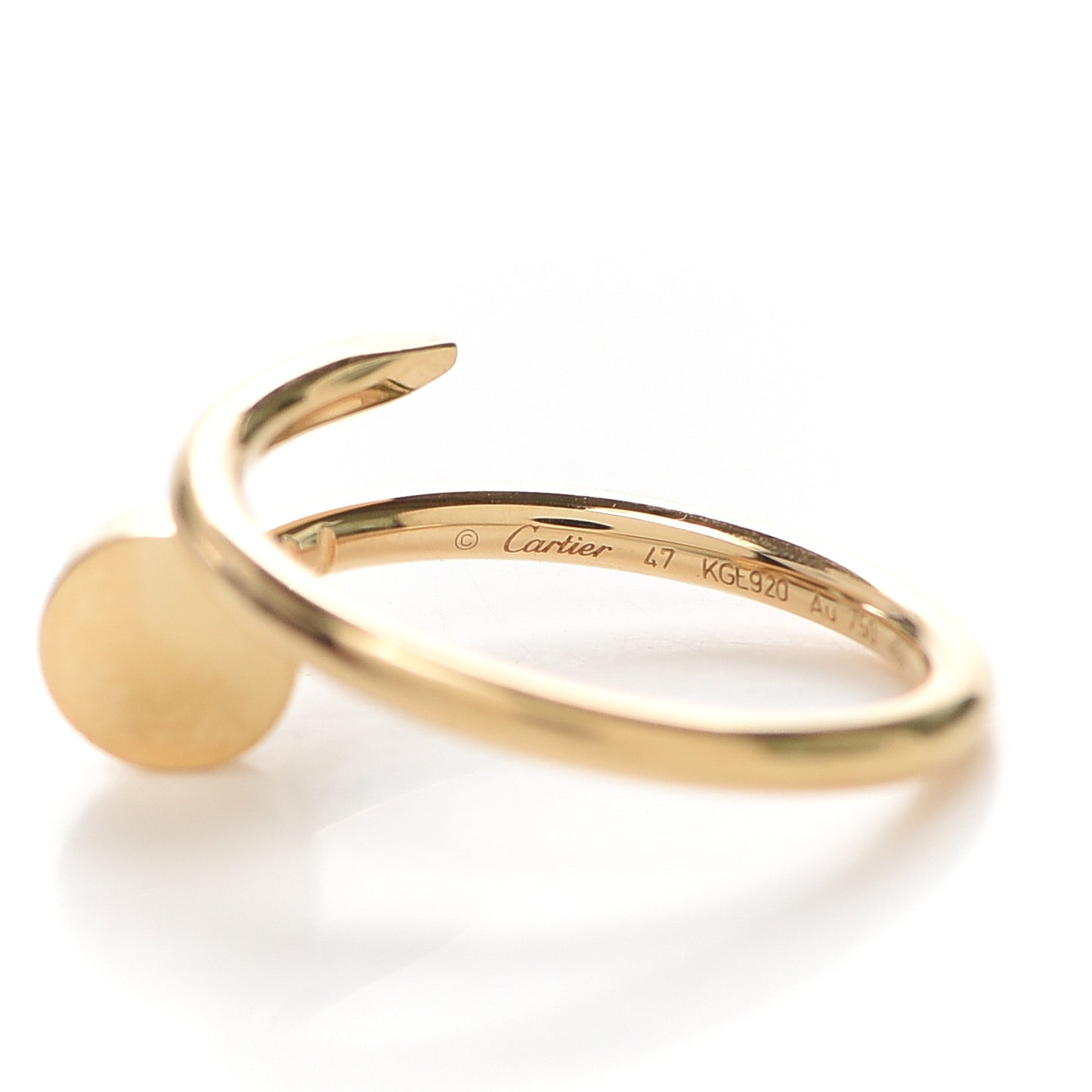 18K Yellow Gold Small Juste Un Clou Ring 47 4