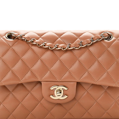 Chanel Lambskin Quilted Small Double Flap Brown 7 of 10