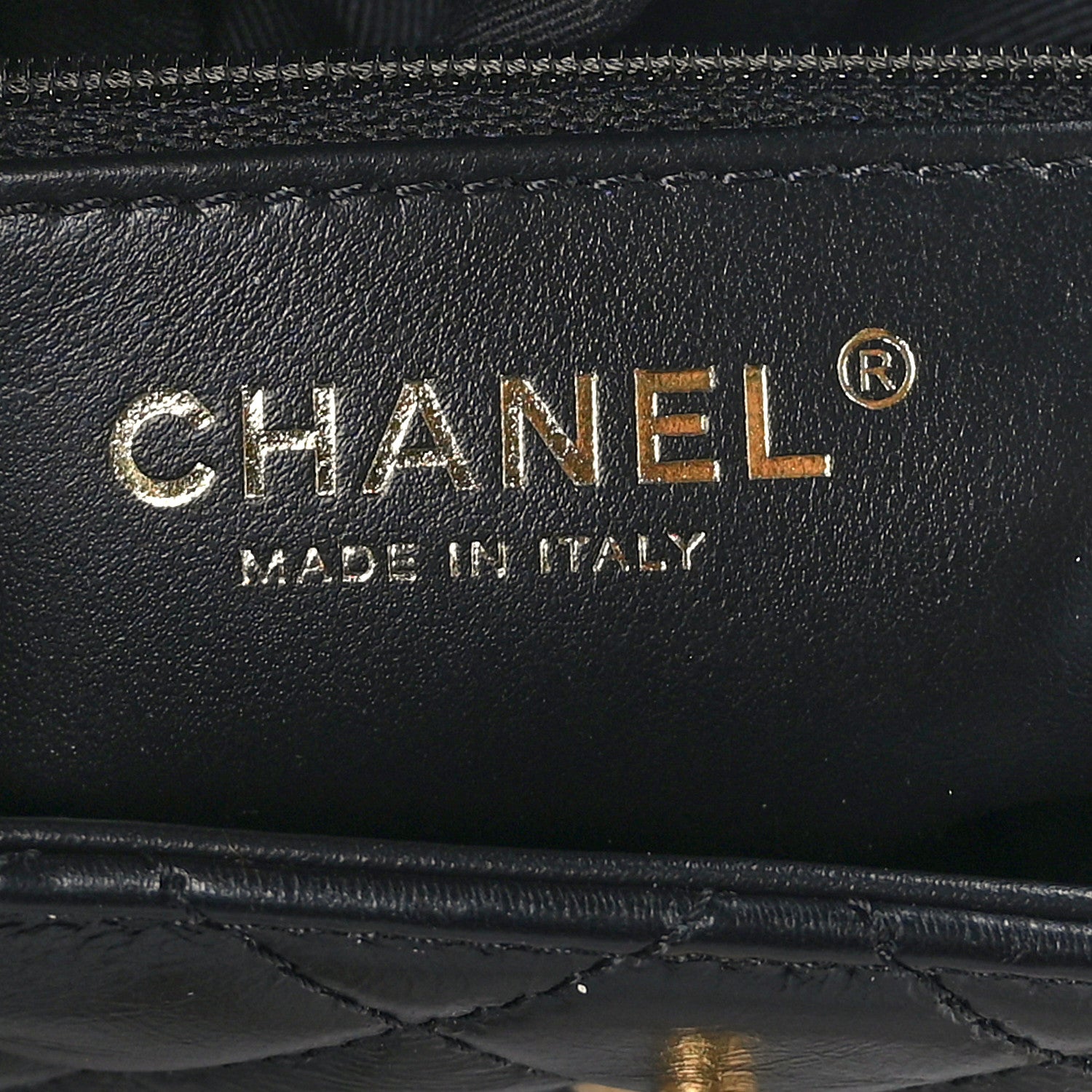 Chanel Shiny Aged Calfskin Quilted Nano Kelly Shopper Black 7 of 9