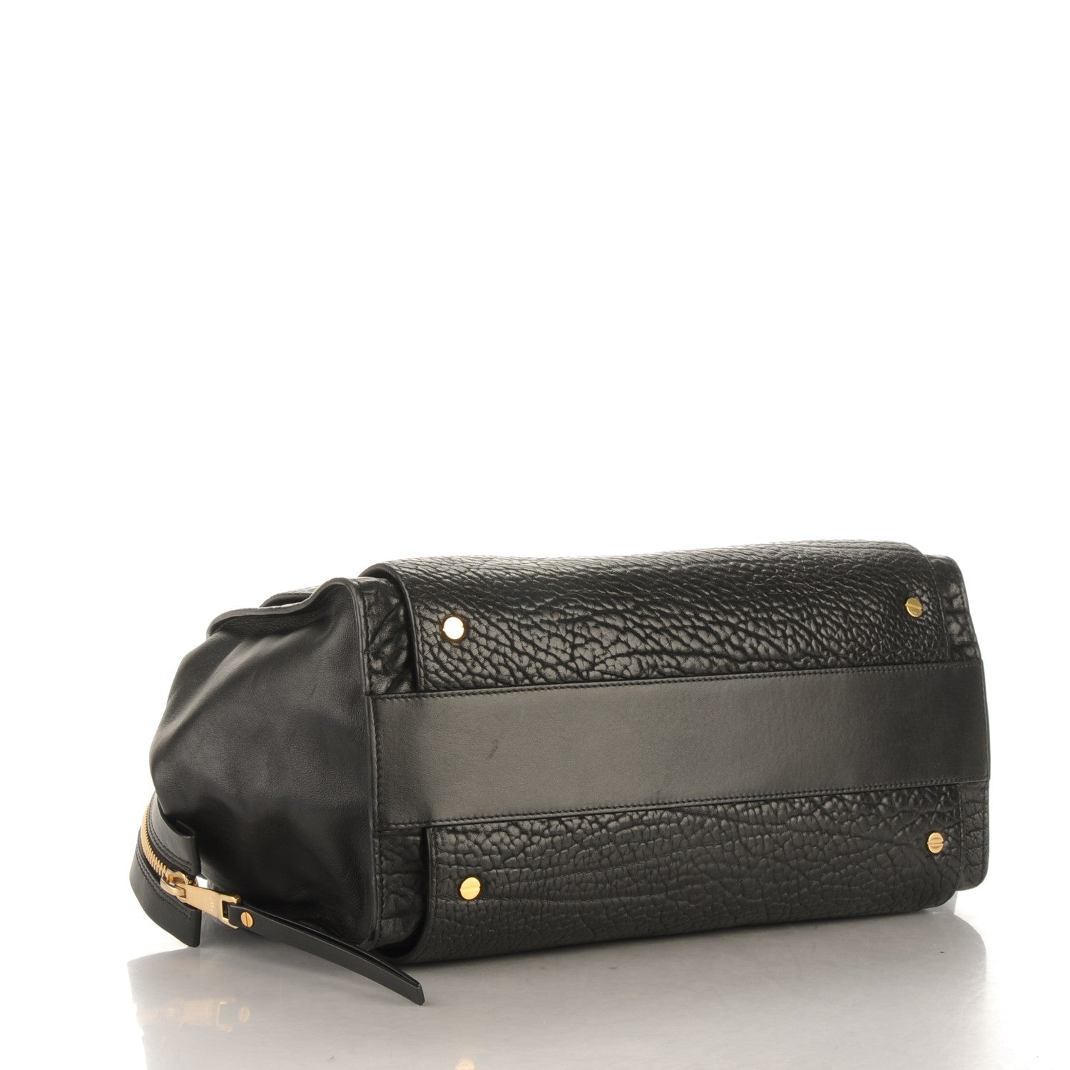 Chloe Pebbled Calfskin Dree Shoulder Bag Black 4 of 8