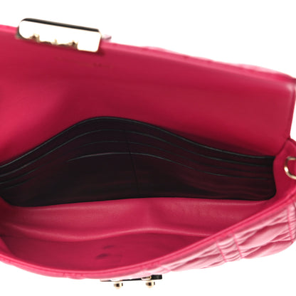 Christian Dior Lambskin Cannage Miss Dior Promenade Pouch Fuchsia 4 of 11