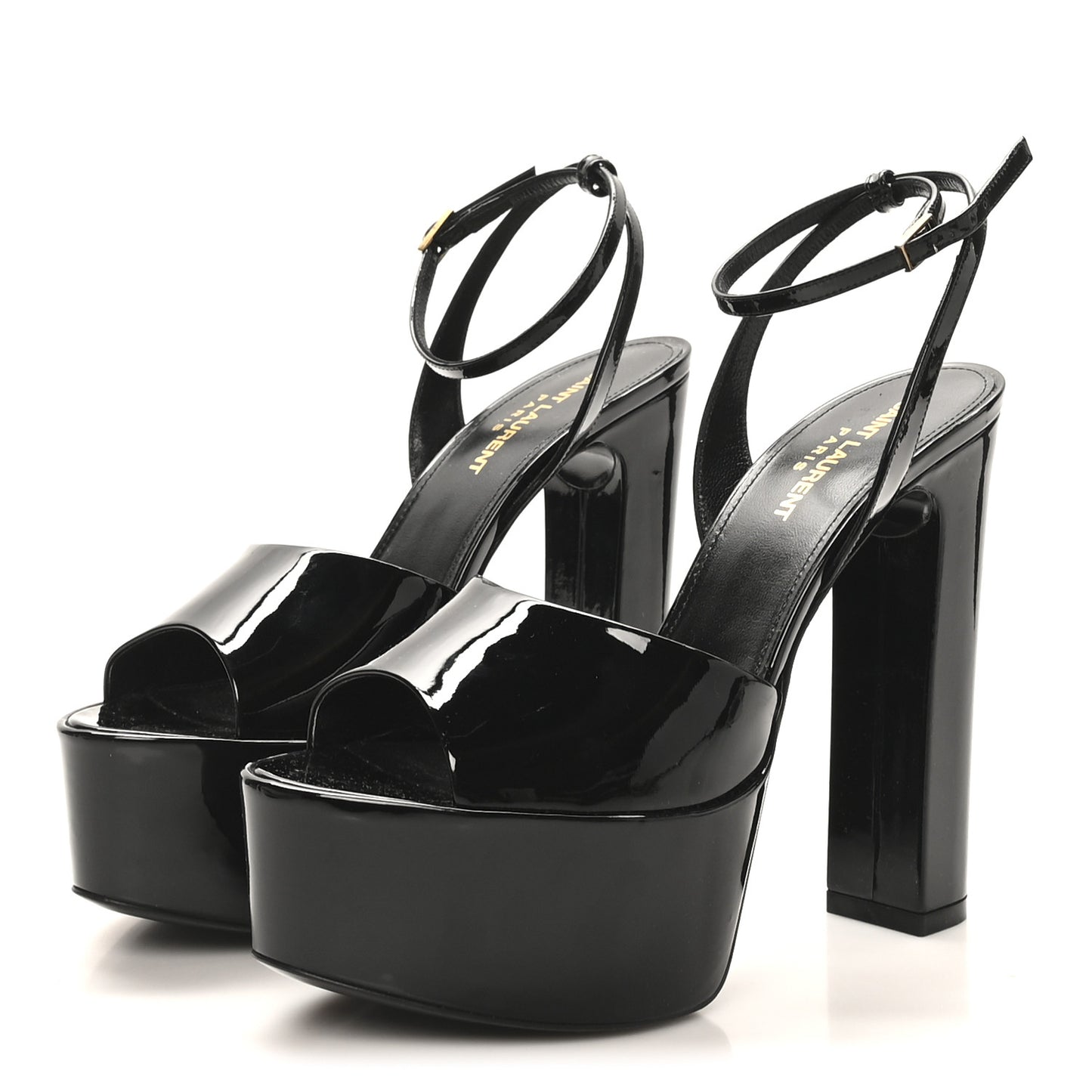 Vernice Grupy Sexy 95 Tanouk Platform Sandals 37.5 Black