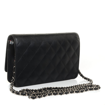 Chanel Calfskin Quilted Cambon Wallet On Chain WOC Black 3 of 9