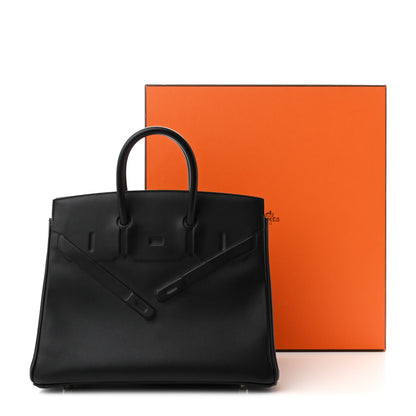 Hermes Swift Birkin Shadow 25 Black 14 of 14