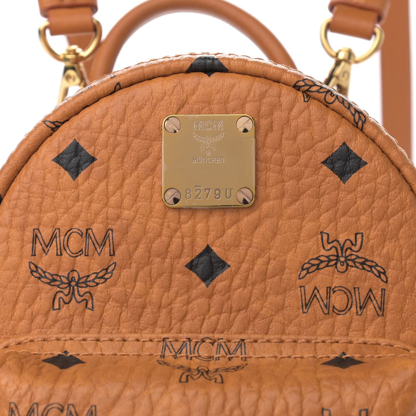 Visetos Side Stud X-Mini Stark Bebe Boo Backpack Cognac