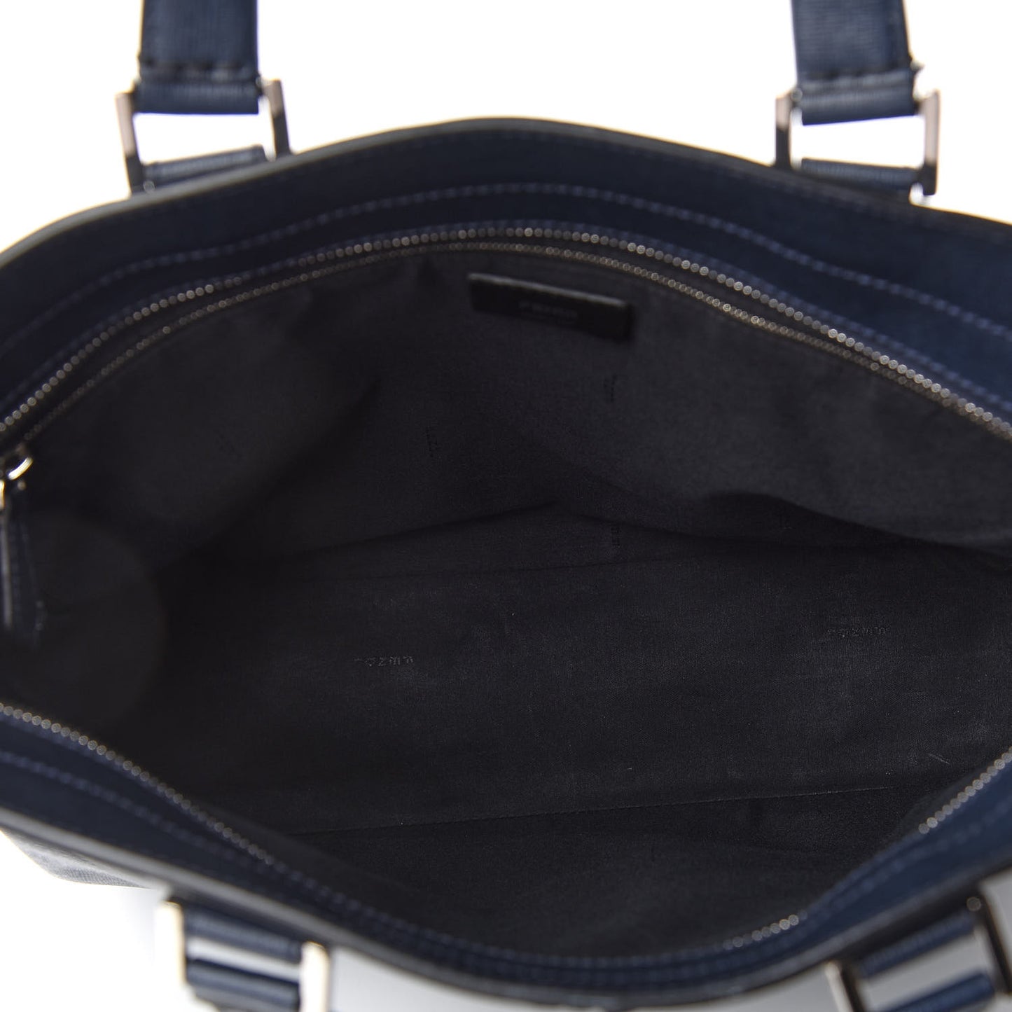 Vitello Elite Flamingo Shopping Tote Bag Blue Notte
