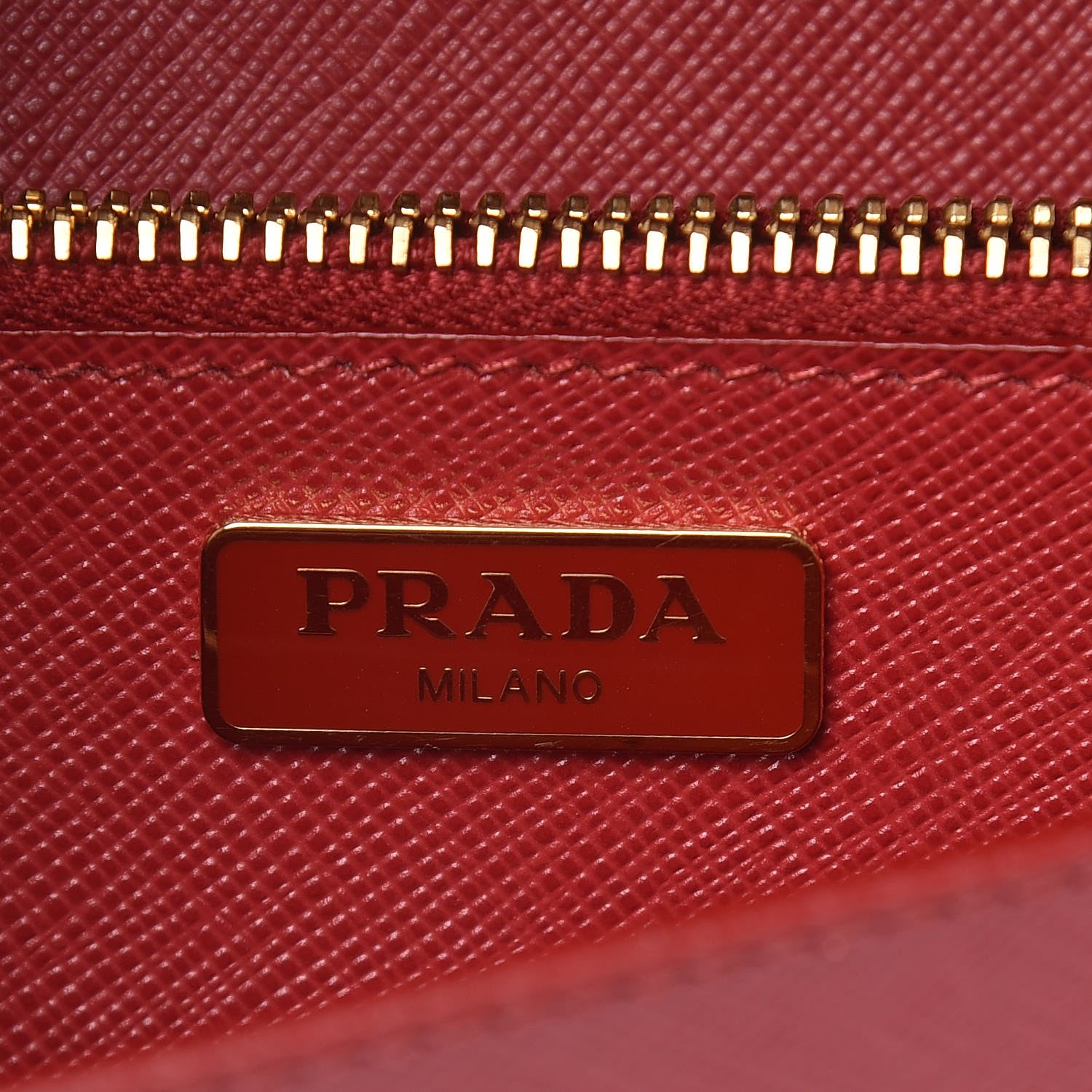 Prada Saffiano Fiocco Bow Flap Wallet Fuoco 8 of 10