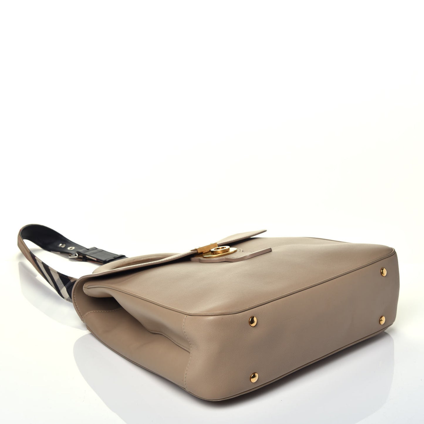 Trench Calfskin Large DK88 Top Handle Bag Honey