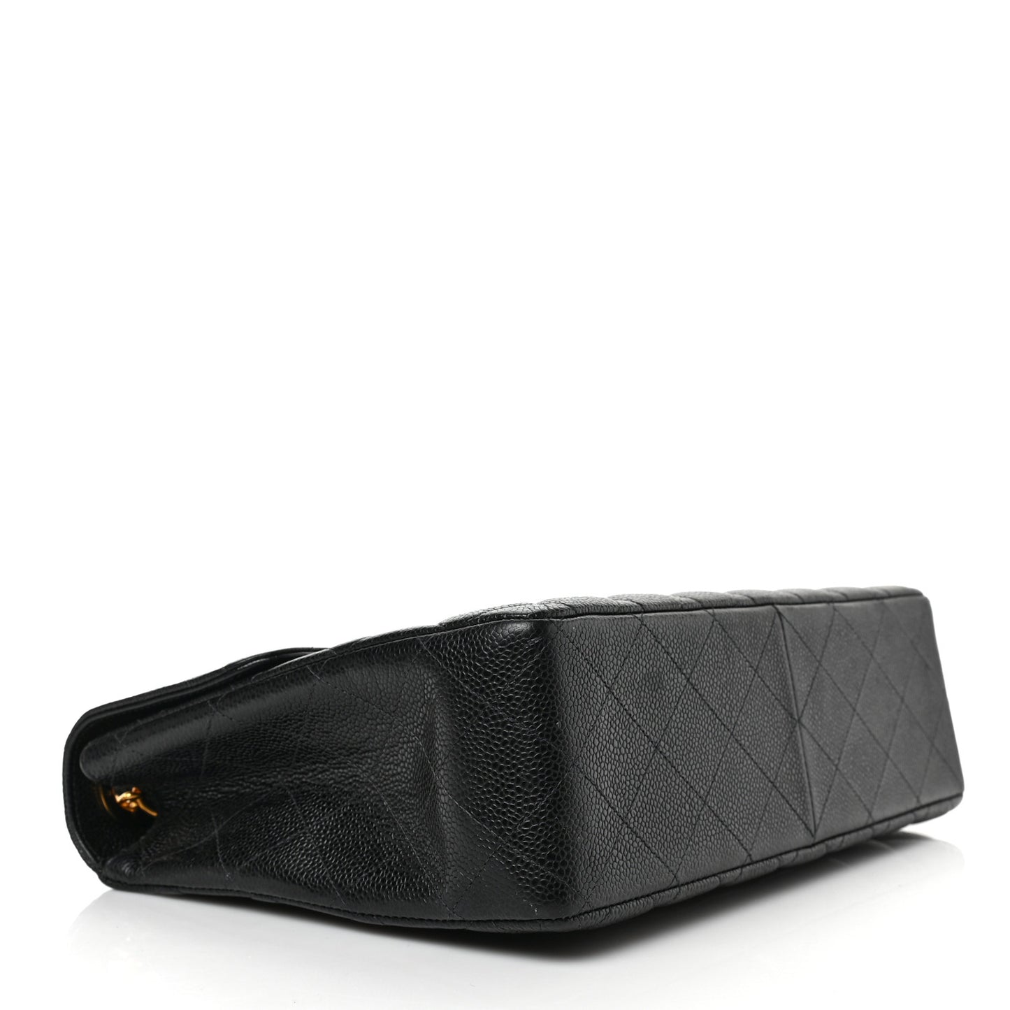 Caviar Quilted Jumbo Single Flap Black