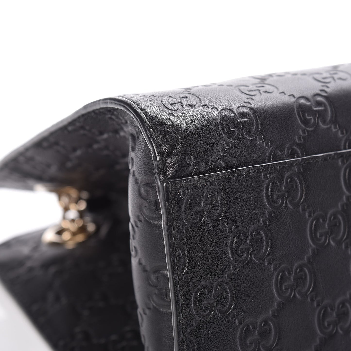Guccissima Large Emily Chain Shoulder Bag Black