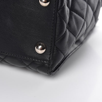 Chanel Calfskin Quilted Small Chic and Soft Shopping Tote Black 12 of 12