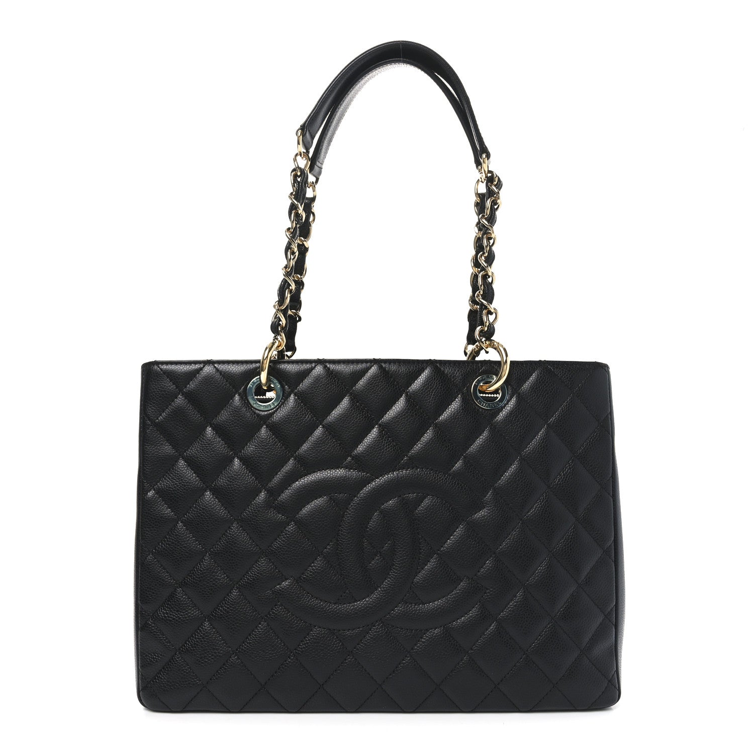 Chanel Caviar Quilted Grand Shopping Tote GST Black 1 of 11