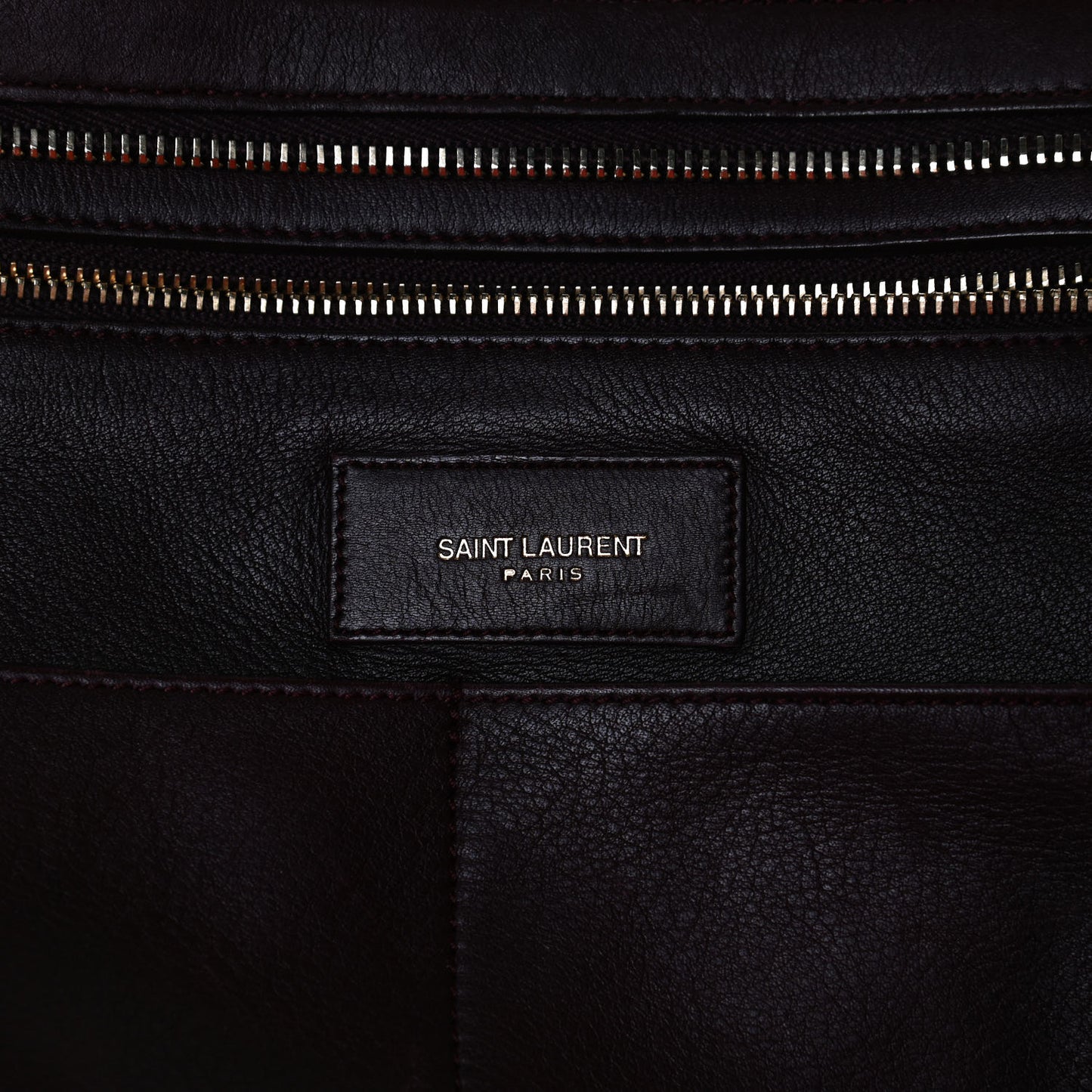 Calfskin Medium Classic Y Cabas Bordeaux
