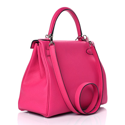 Hermes Togo Kelly Retourne 28 Rose Mexico 3 of 12