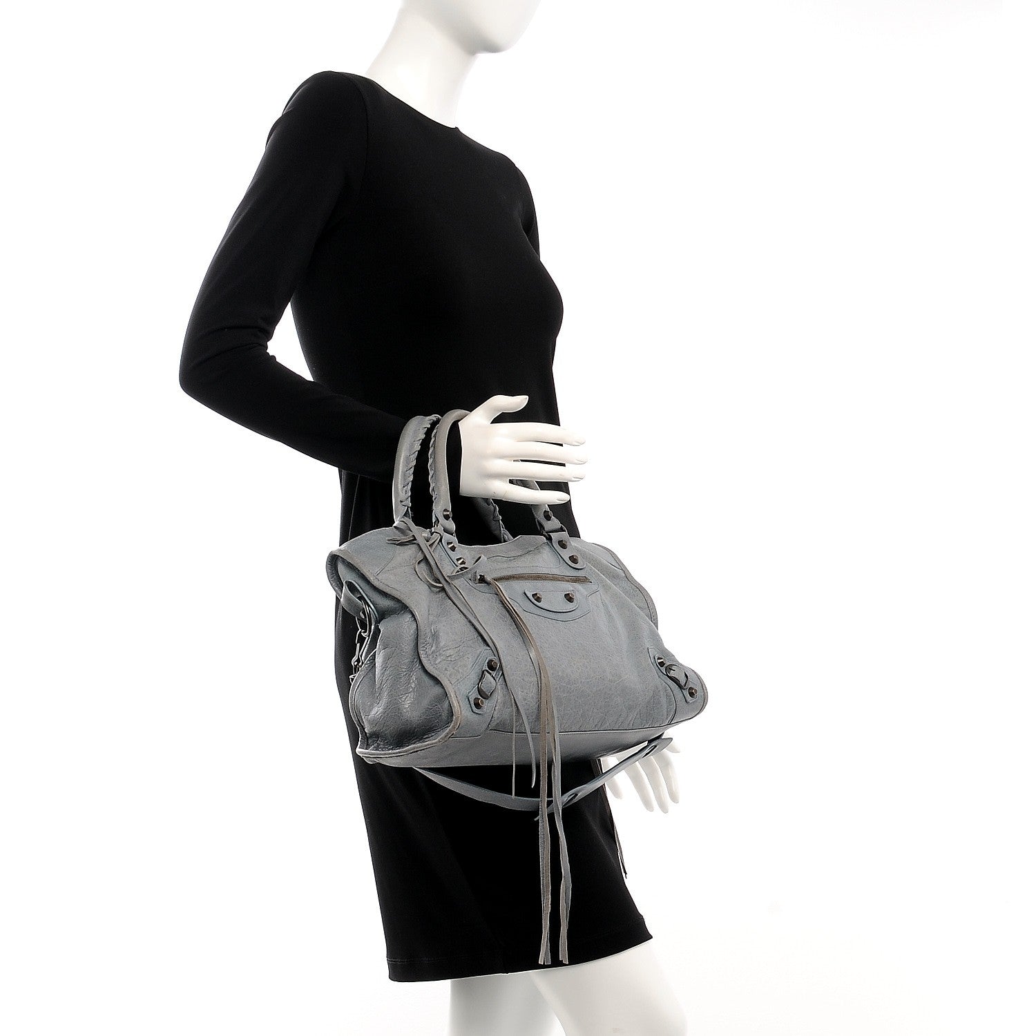 Balenciaga Agneau Classic Hardware City Ardoise 2 of 9