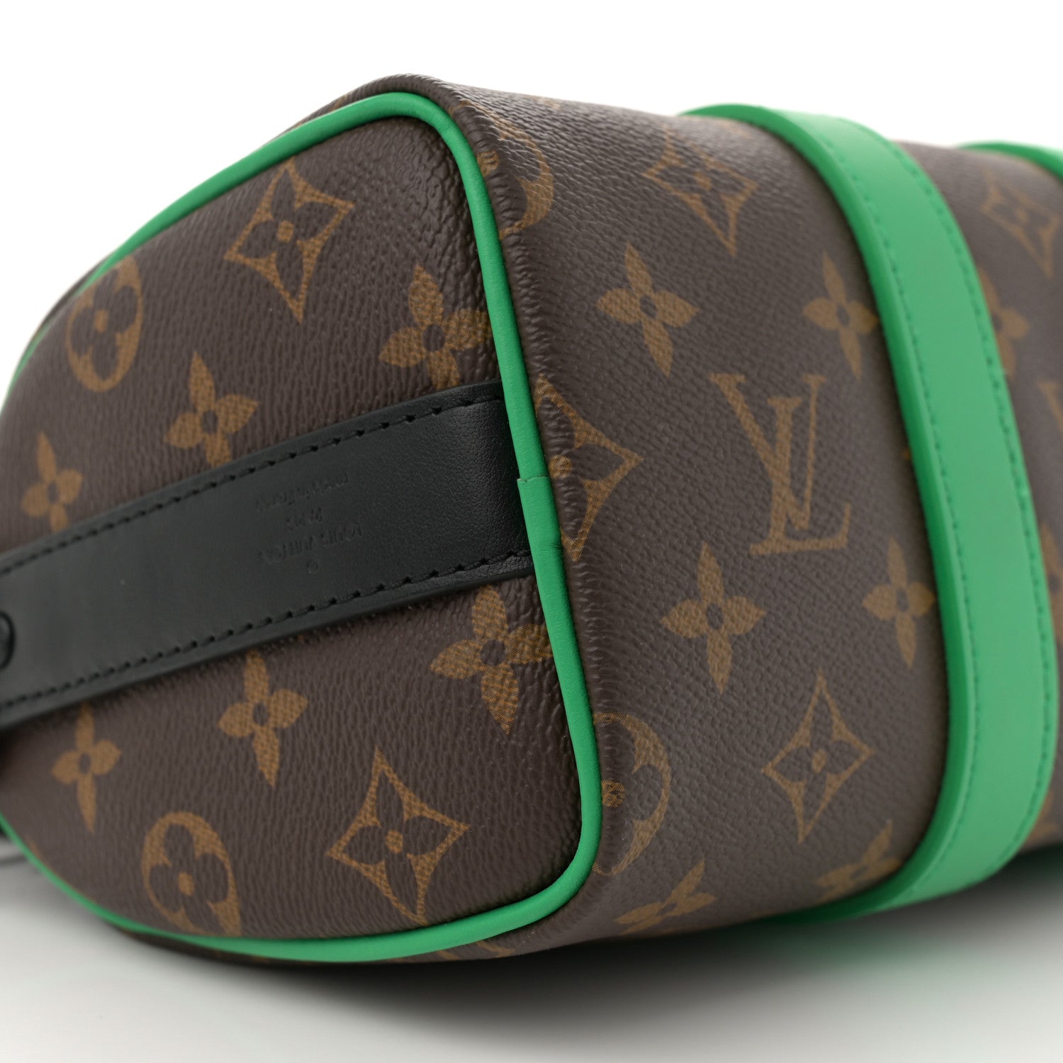 Louis Vuitton Monogram Macassar Keepall Bandouliere 25 Minty Green 8 of 9