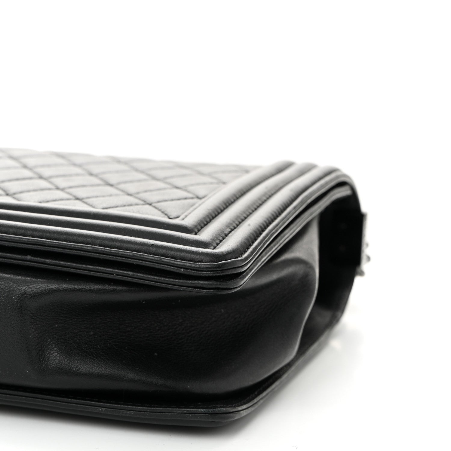 Chanel Calfskin Quilted New Medium Boy Flap So Black 10 of 11