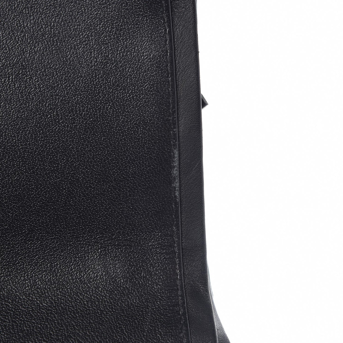 Patent Quilted Jumbo Double Flap Black