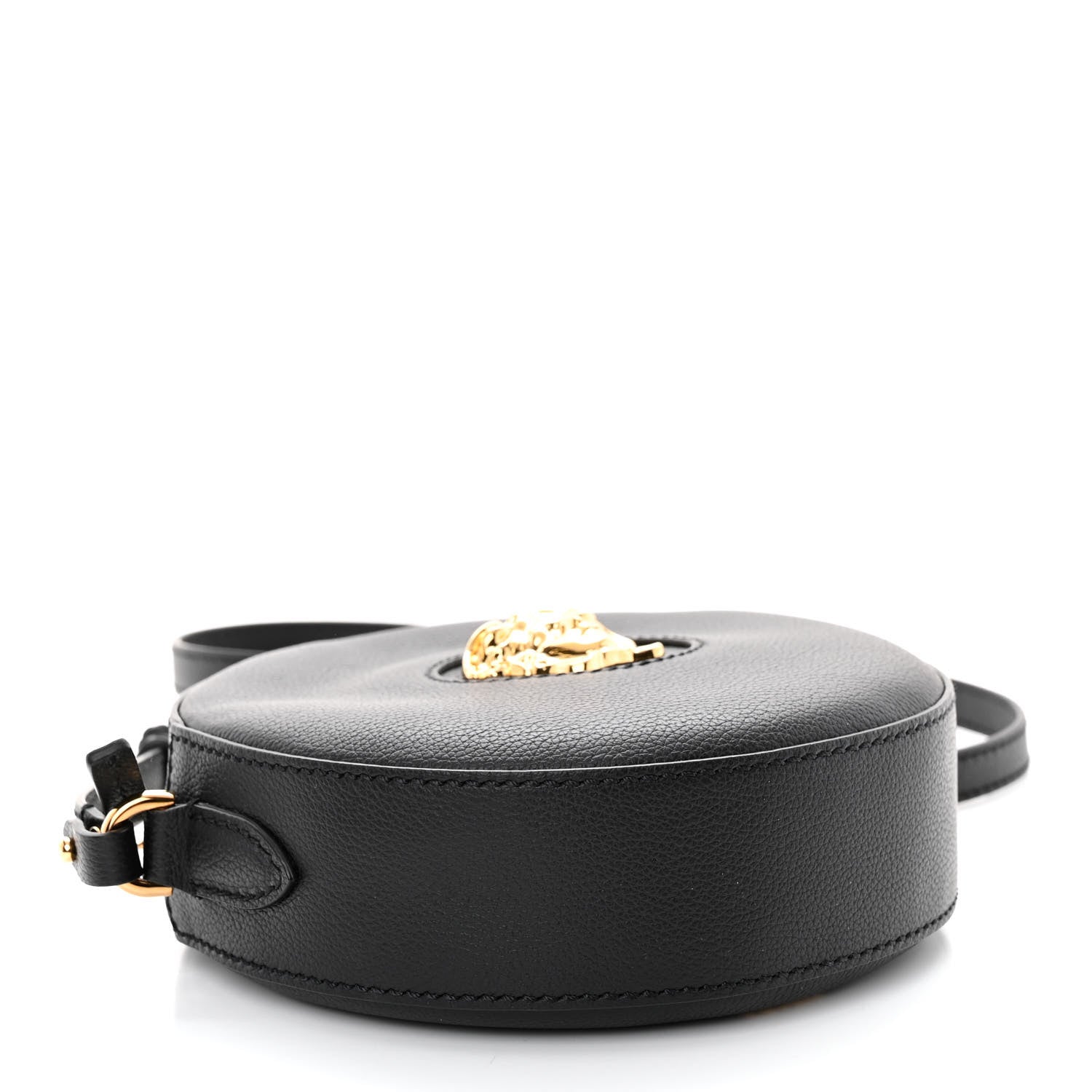Versace Calfskin La Medusa Round Camera Bag Black 4 of 9