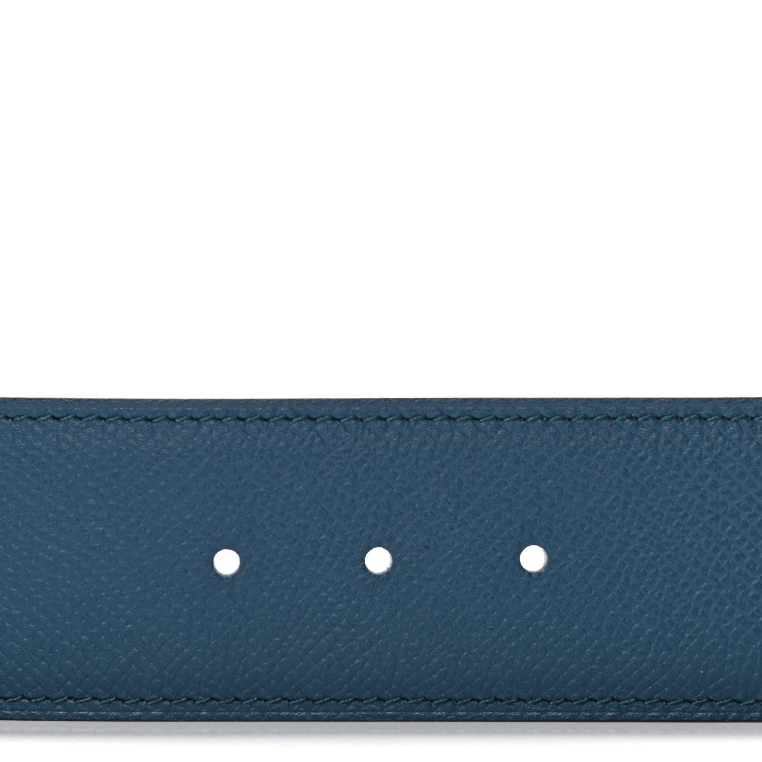 Hermes Epsom 42mm Belt Strap 80 Colvert Blanc White 3 of 5