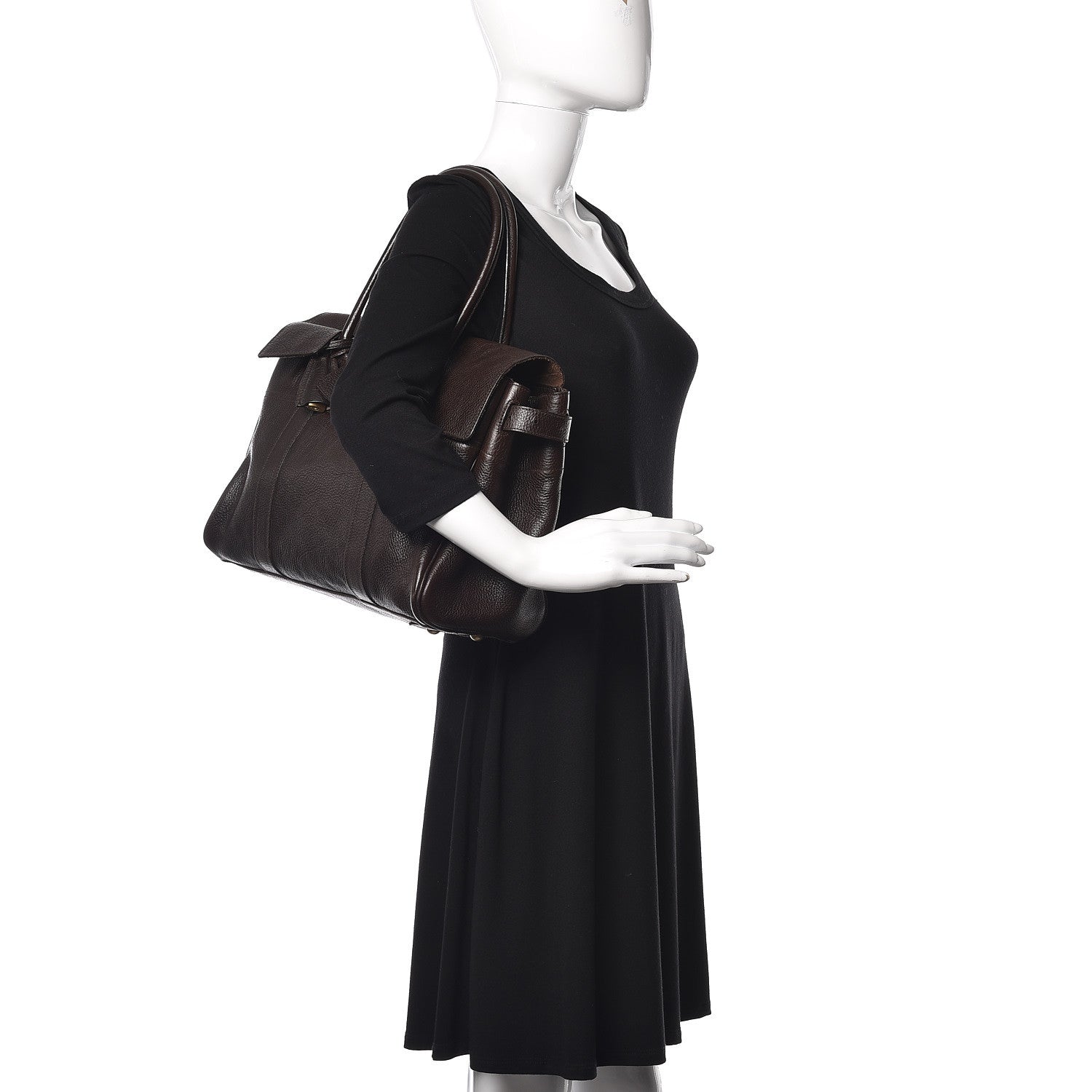 Mulberry Natural Vegetable Tanned Bayswater Chocolate 2 of 19